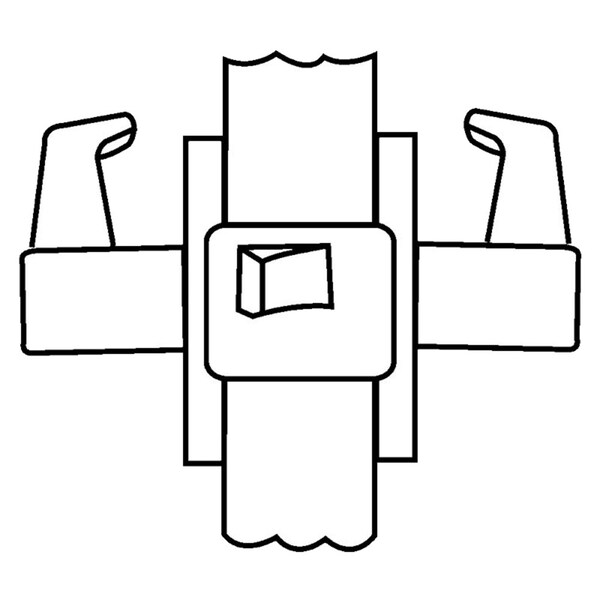 Corbin Russwin Cylindrical Lock UT5210 ESE 626 LH - main